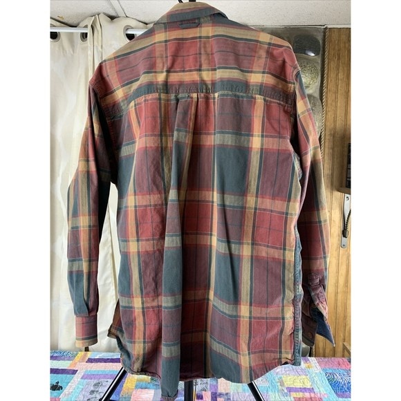 Roper Men's Large Button Down Flip Cuff  Western Shirt - Picture 5 of 10